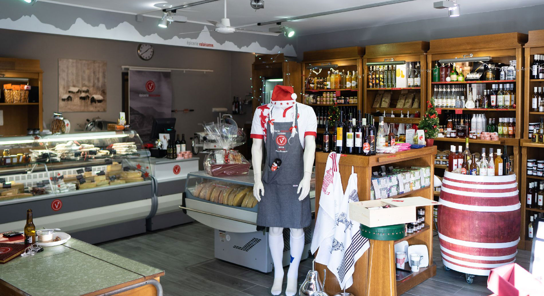 Int&eacute;rieur de l'&Eacute;picerie Valaisanne &agrave; Lausanne